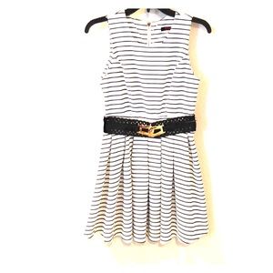 Black and white dress